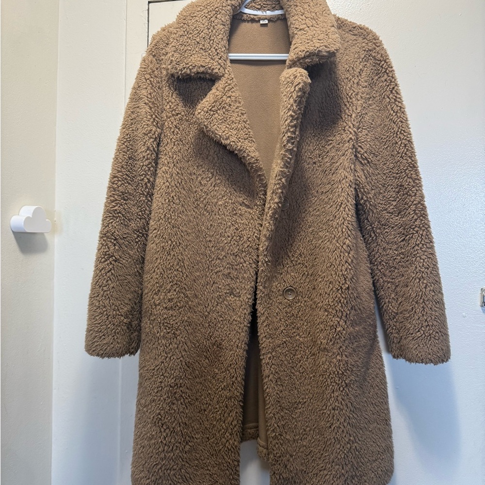 Cozy Brown Teddy Coat